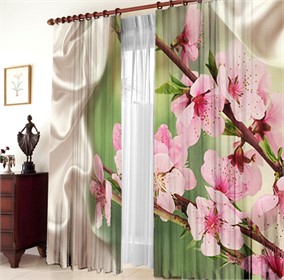 фотошторы "ШЕЛКОВЫЙ ЦВЕТ"