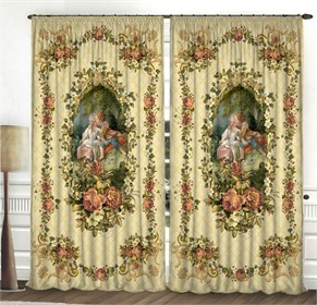 фотошторы "ЧИСТАЯ ЛЮБОВЬ БЕЖ"