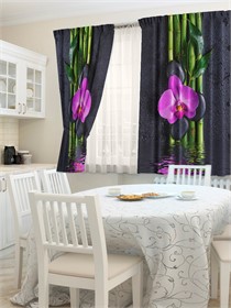 ФОТОШТОРЫ КУХНЯ  "ОРХИДЕЯ НАД ВОДОЙ"