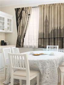 ФОТОШТОРЫ КУХНЯ "УЛИЦЫ ЛОНДОНА" 