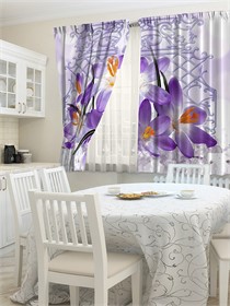ФОТОШТОРЫ КУХНЯ  "НЕЖНОЕ СОЗДАНИЕ" 